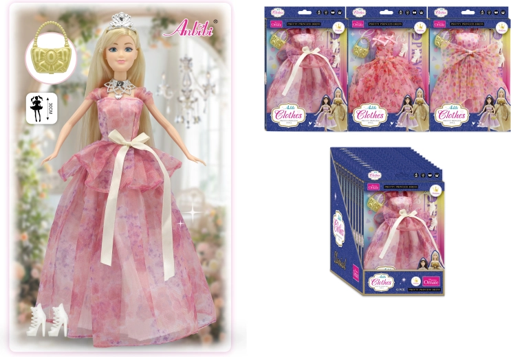 Rochițe elegante pentru păpuși de 30 cm – mai multe modele