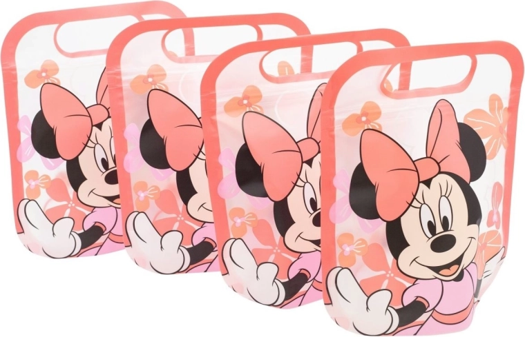 Set de pungi resigilabile Minnie – 4 buc