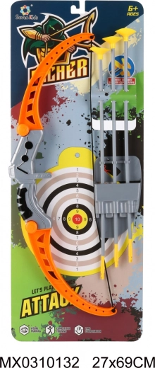 Set arc și săgeți pentru copii cu ventuze