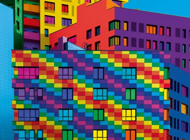 Puzzle ColorBoom pătrate 500 piese