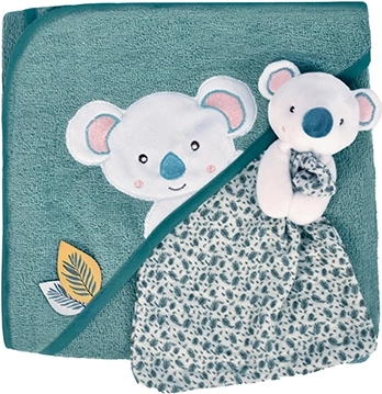 Motiv drăguț de koala și jucărie de pluș în pachet