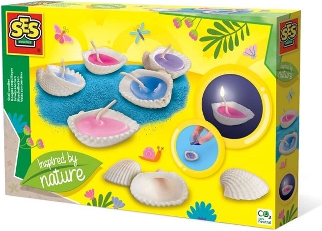 SES Creative set pentru realizarea lumânărilor în scoici