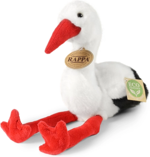Barză de pluș 20 cm eco friendly RAPPA