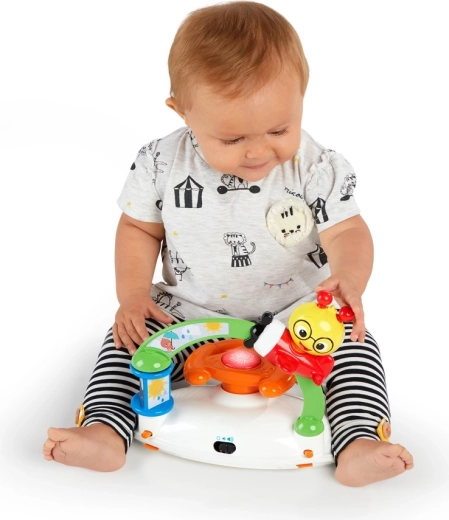 Panou luminos‑muzical detașabil cu volan