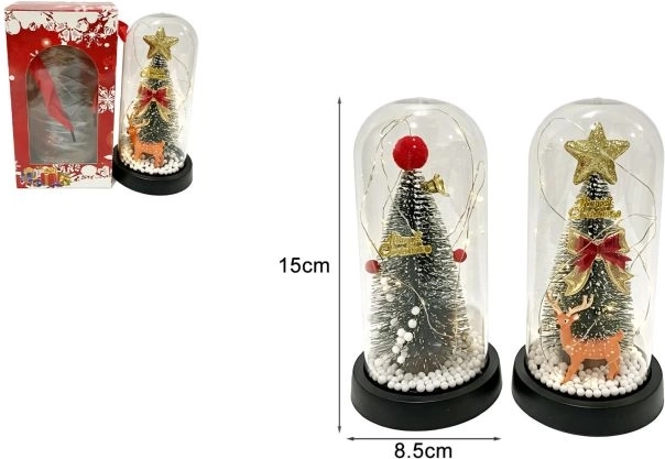 Decorațiune luminoasă de Crăciun în formă de brăduț