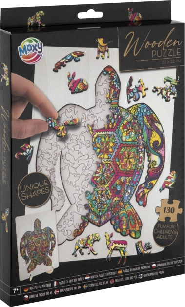 Puzzle contur MOXY Broasca țestoasă 130 piese