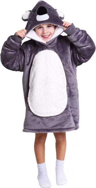 Pătură cu hanorac pentru copii Cozy Noxxiez Koala