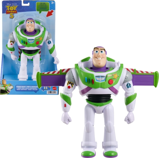 Mattel Disney Pixar Toy Story 5 figurină Buzz Rachetă cu aripi care se deschid