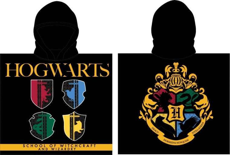 Poncho Harry Potter pentru băieți 55 × 110 cm