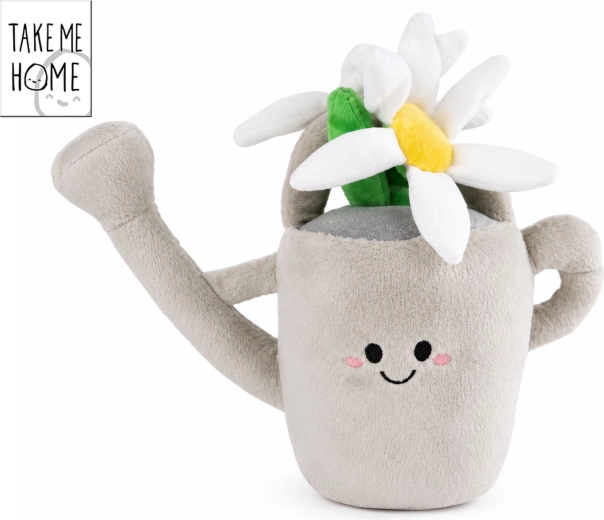 Plantă de interior din pluș Take Me Home în cană gri, 20 cm