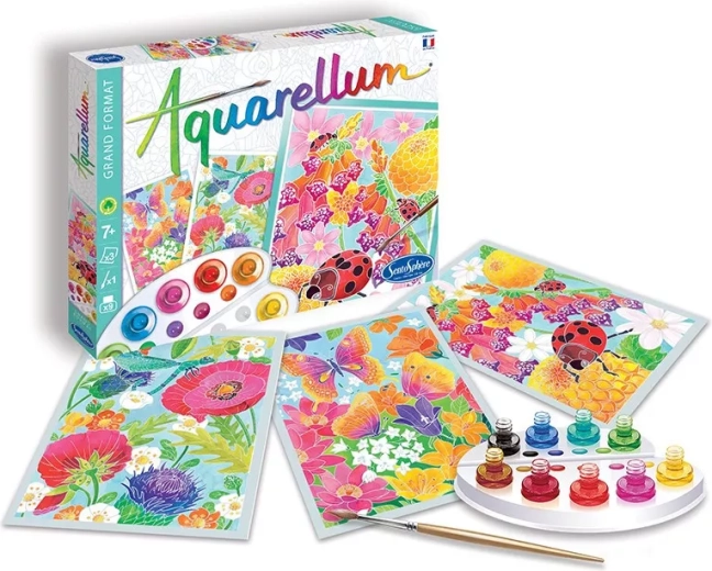 Sentosphere set de acuarele Flori
