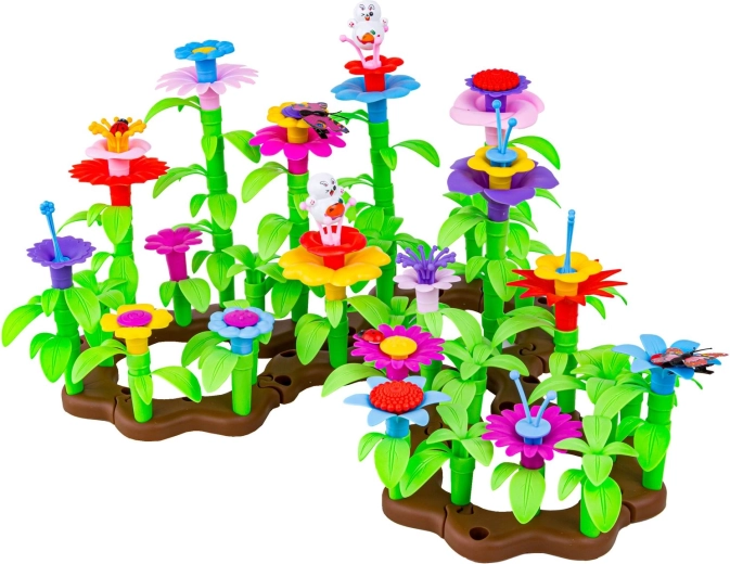 Compoziție florală variabilă din 130 de piese