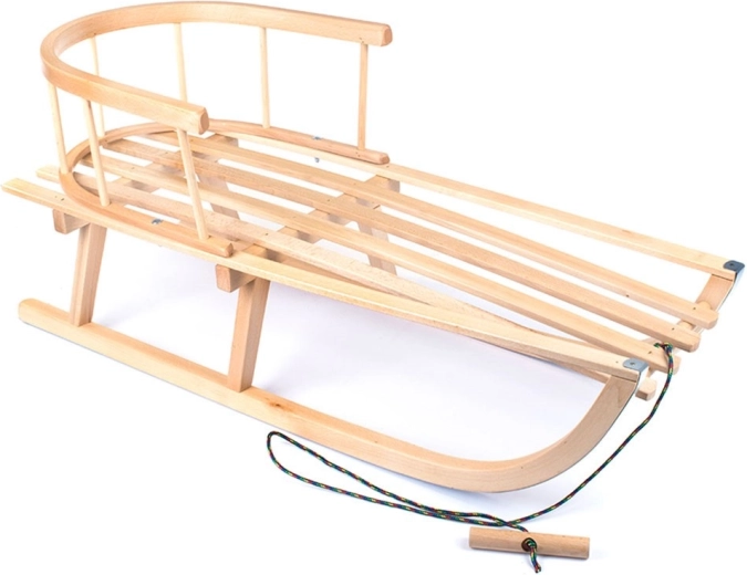 Șnur de tractare cu mâner din lemn