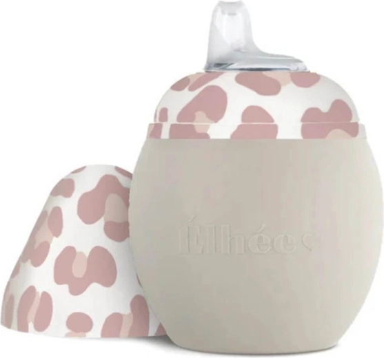 Élhée cană de învățare Bubble 240 ml sand/graouu pink
