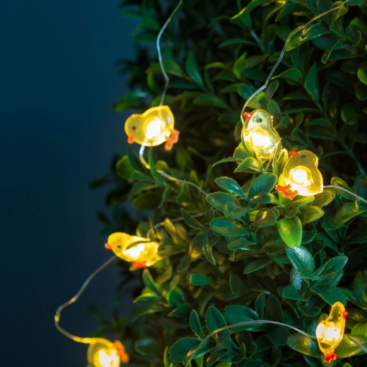 Ghirlandă luminoasă LED cu puișori, 2 m, 20 LED-uri