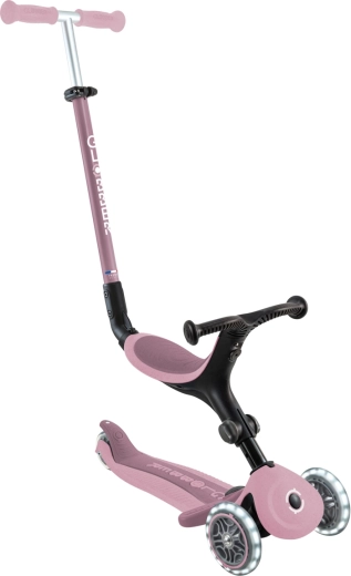 Globber GO UP active lights ecologic 3v1 trotinetă berry