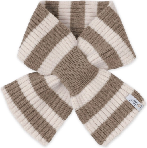 Eșarfă merino pentru copii Lodger stripe buffalo