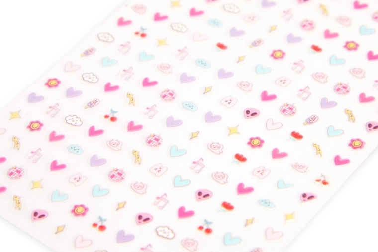 Autocolante mici și lucioase