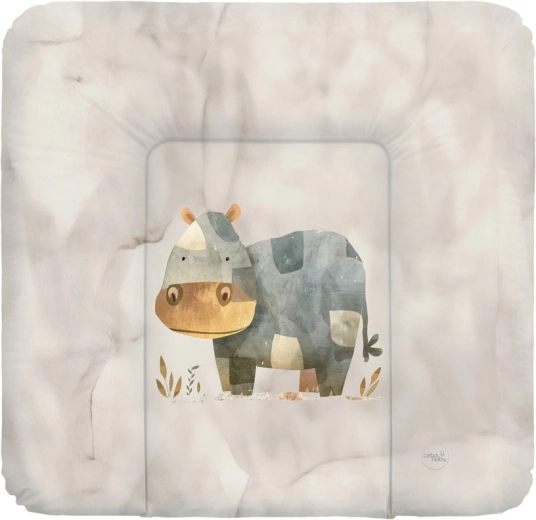 Ceba Baby saltea moale de înfășat Basic Cosy Hippo 75 × 72 cm