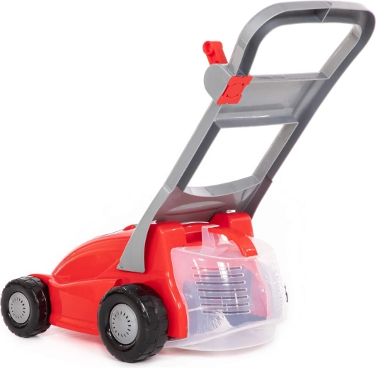 Coș transparent cu bile în vârtej