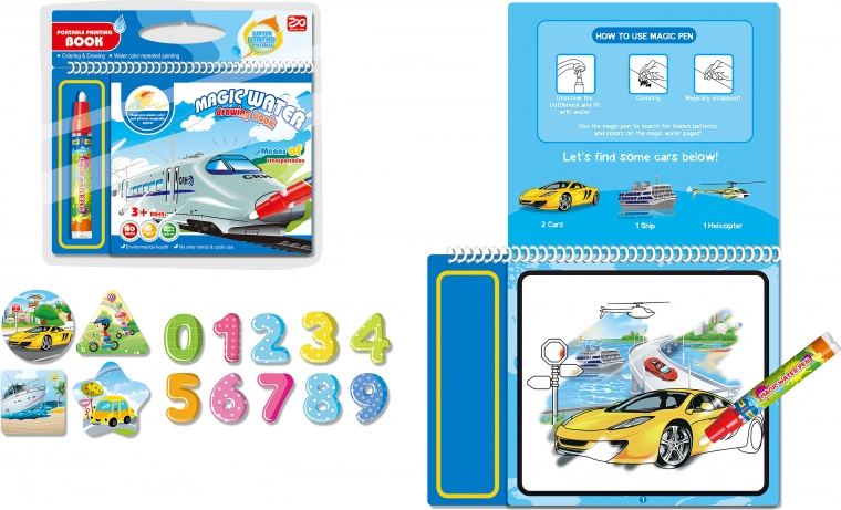 Pictura cu Apă - Mijloace de Transport