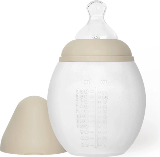 Biberon anticolici pentru bebeluși Élhée 330 ml sand - 1 bucată