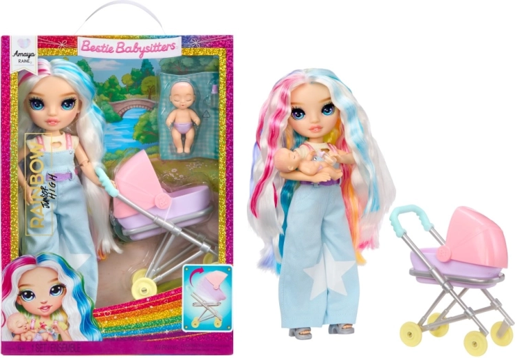 Păpușa Rainbow High Junior Fashion bonă Amaya