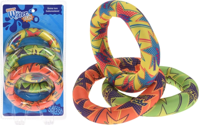 Inele acvatice din neopren 13 cm, set 3 buc