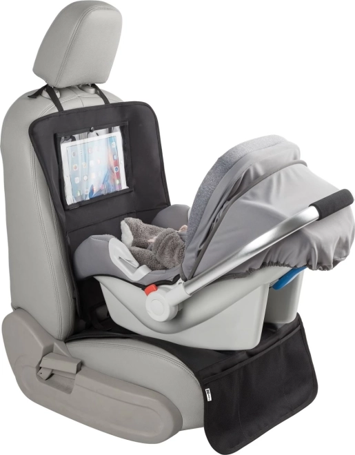 Scaun auto cu protecție și organizator 3 în 1