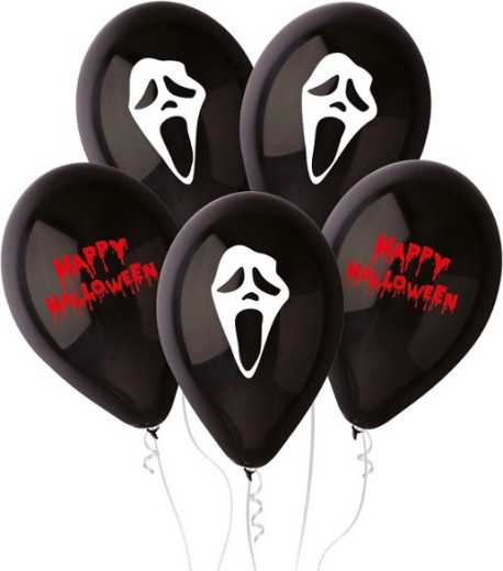 Baloane premium pastelate Gemar 12" înfricoșătoare Halloween (5 buc.)