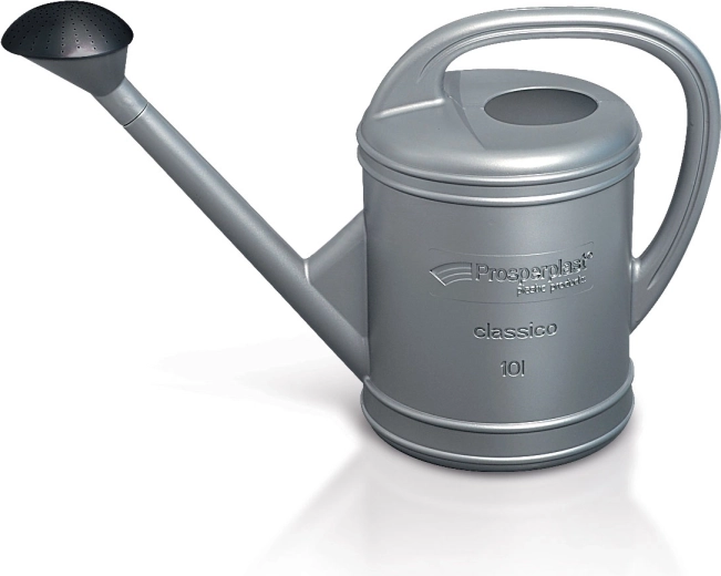 Stropitoare de grădină Classico 10 l – Prosperplast, argintie