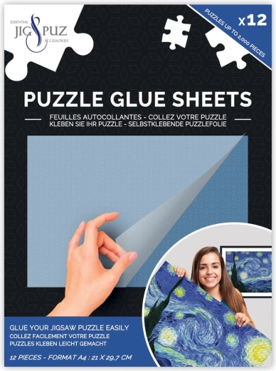 Folie autoadezivă pentru puzzle pentru 2000 de piese JIG&PUZ