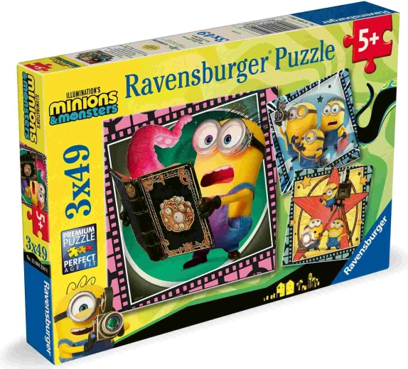 Puzzle Minions 3, 3 × 49 de piese
