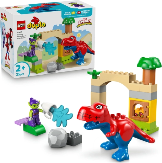 LEGO DUPLO Marvel dinozaurul Spidey-Rex și Green Goblin
