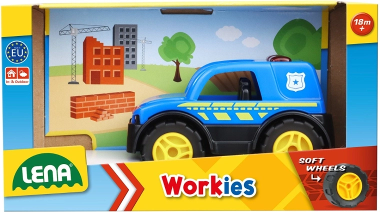 Mașină de poliție LENA Workies, 12 cm