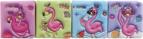 Caiet cu flamingo amuzant