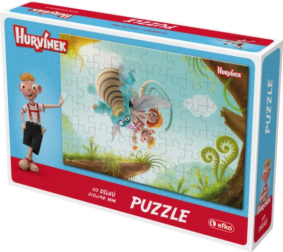 EFKO puzzle Hurvínek III 60 de piese 21 × 15 cm