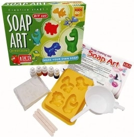 Set creativ pentru fabricarea săpunului – Dinozauri