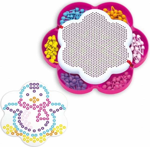 Placă în formă de floare cu compartimente inteligente