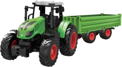 Tractor telecomandat cu remorcă