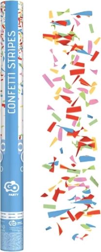 Confetti pneumatice din hârtie, mix de culori Go Party