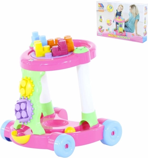 Cărucior Molto cu set de construcție