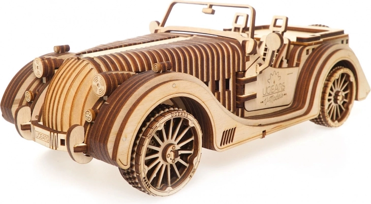 Model mecanic din lemn UGEARS Roadster VM-01 – puzzle 3D