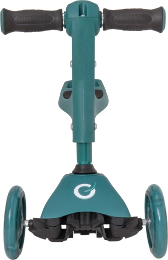 Stabilitate datorită celor două roți frontale