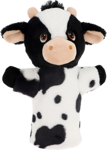 Keeleco Vaca - mânușă de pluș eco pentru mână 27 cm