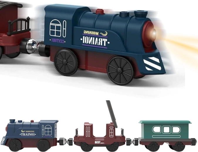 Mișcare automată și lumină a locomotivei