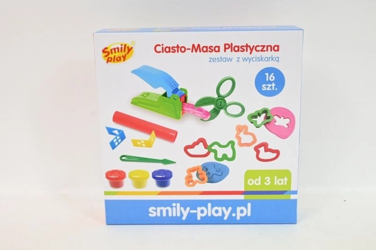 SmilyP set creativ cu plastilină de modelat și presă