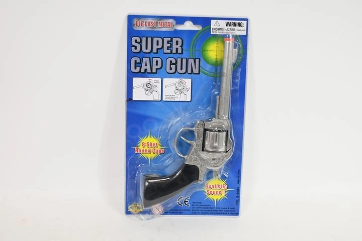 Pistol metalic cu capse – revolver clasic