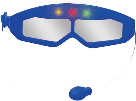 Ochelari cu microfon și efecte luminoase