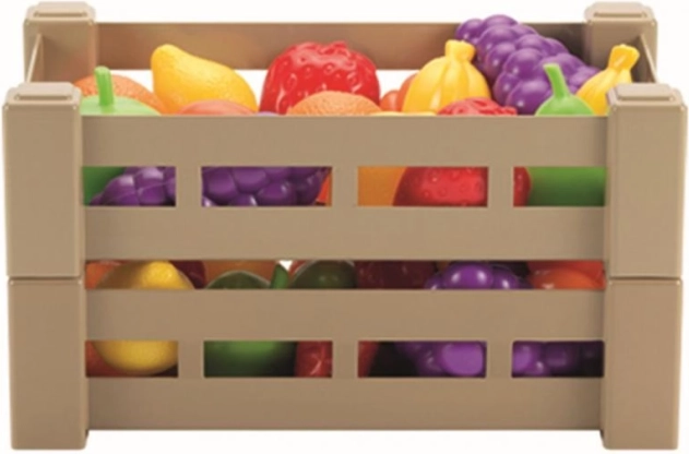Ladă din plastic cu fructe sau legume – set pentru copii